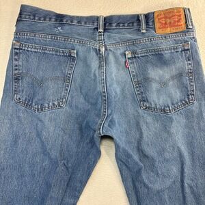Levis 517 Boot Cut Jeans Mens 38x33 Blue Cowboy Western Ranch Low Casual Y2K